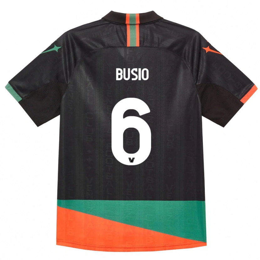 Danxen Dames Gianluca Busio #6 Zwart Oranje Groen Thuisshirt Thuistenue 2026/27 T-Shirt België
