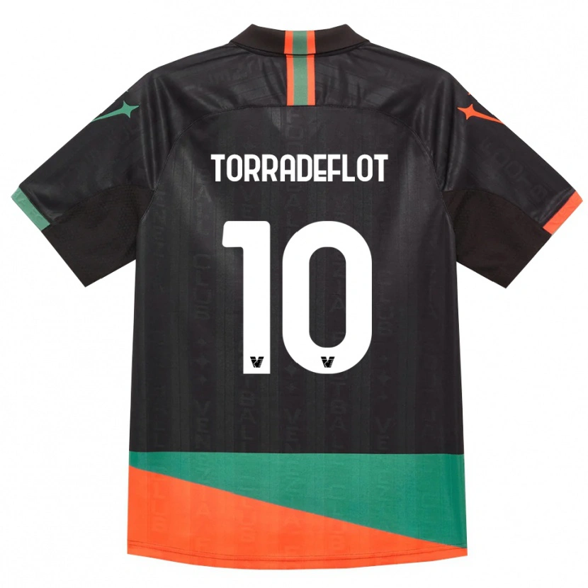 Danxen Dames Queral Torradeflot #10 Zwart Oranje Groen Thuisshirt Thuistenue 2026/27 T-Shirt België