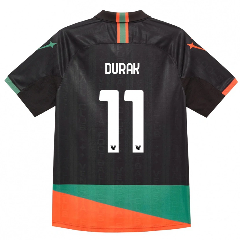 Danxen Dames Malik Durak #11 Zwart Oranje Groen Thuisshirt Thuistenue 2026/27 T-Shirt België