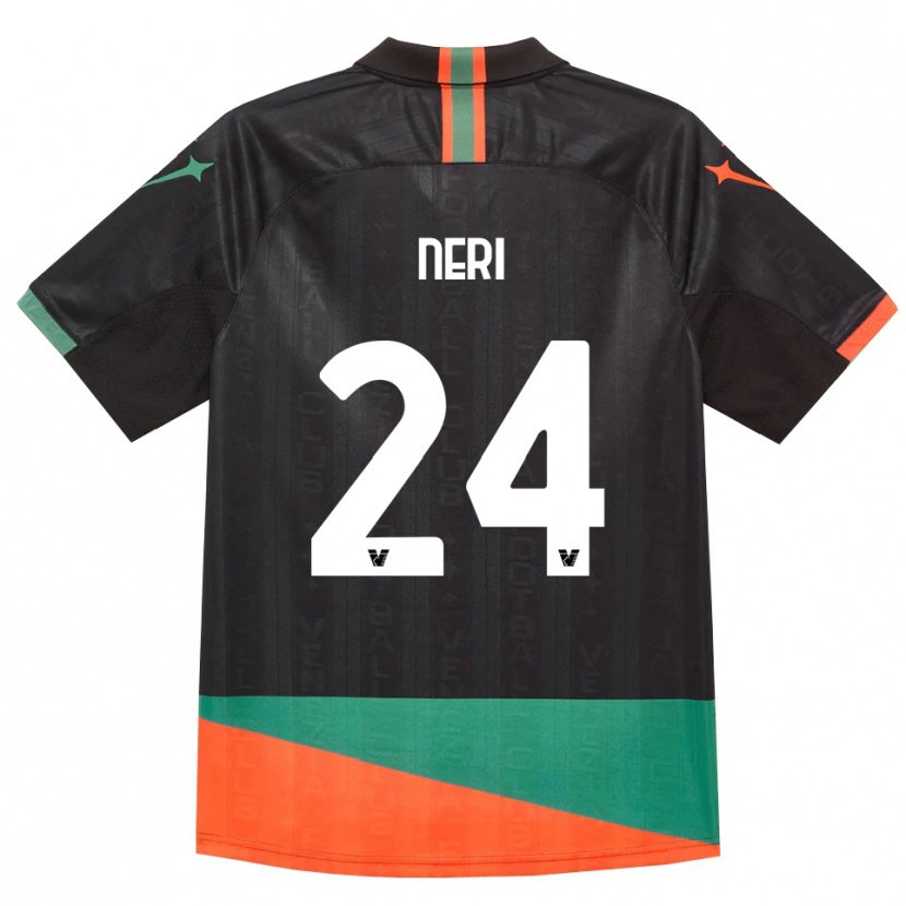 Danxen Dames Filippo Neri #24 Zwart Oranje Groen Thuisshirt Thuistenue 2026/27 T-Shirt België