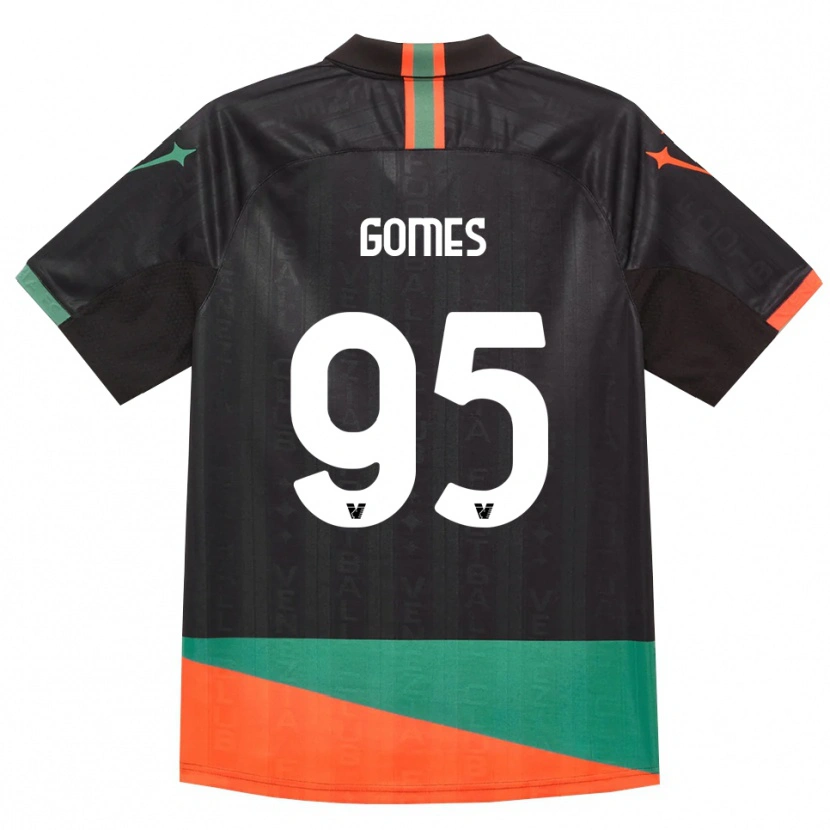 Danxen Dames Ale Gomes #95 Zwart Oranje Groen Thuisshirt Thuistenue 2026/27 T-Shirt België