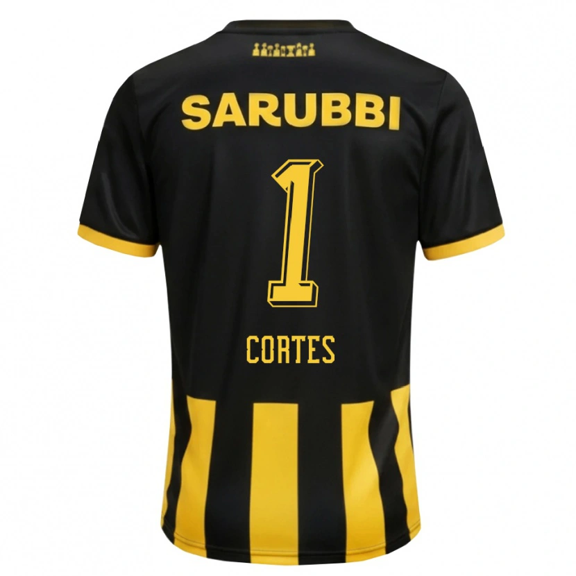 Danxen Dames Brayan Cortés #1 Zwart Geel Thuisshirt Thuistenue 2026/27 T-Shirt België