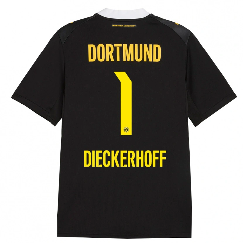 Danxen Dames Max Dieckerhoff #1 Zwart Rood Geel Uitshirt Uittenue 2026/27 T-Shirt België