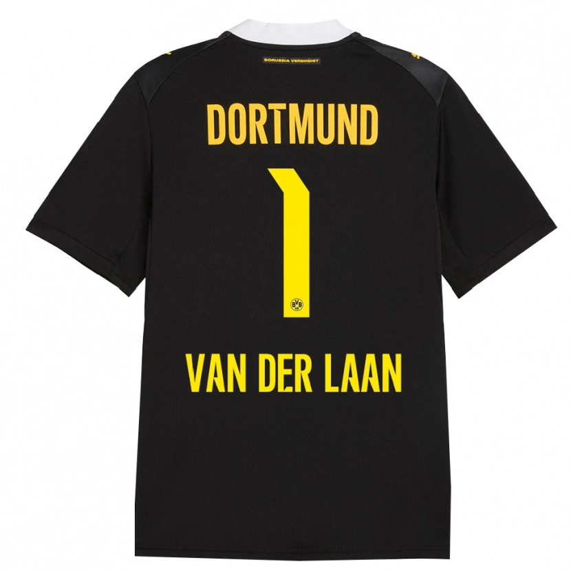 Danxen Dames Laura Van Der Laan #1 Zwart Rood Geel Uitshirt Uittenue 2026/27 T-Shirt België