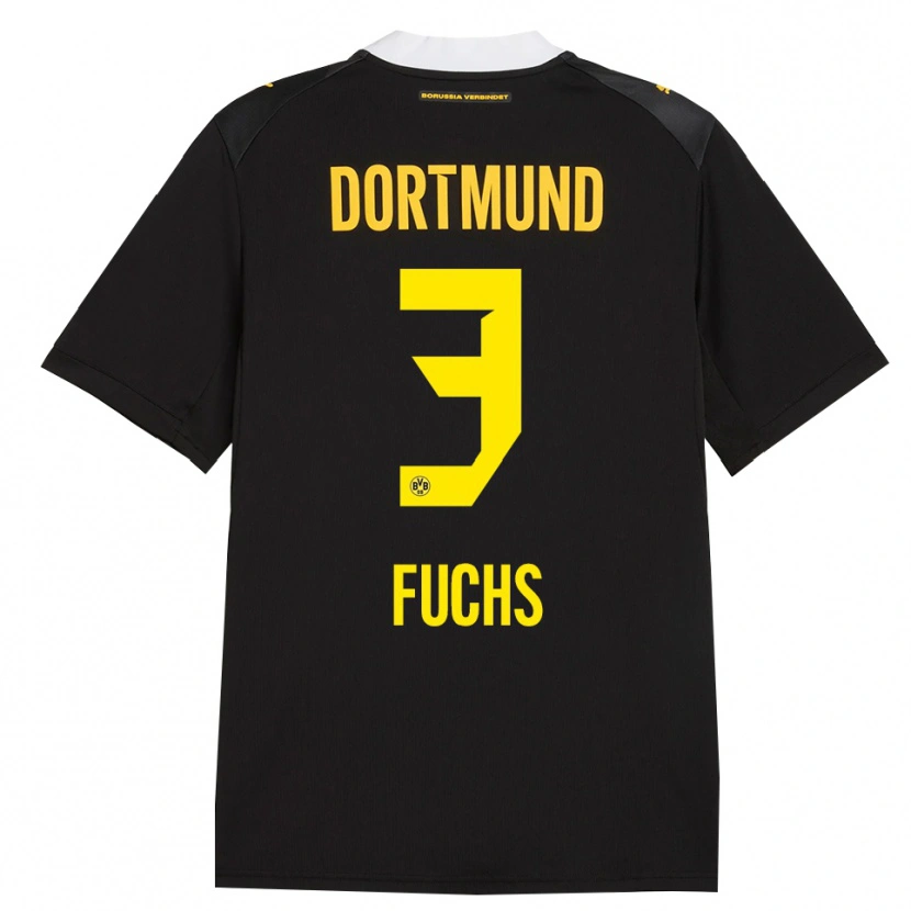 Danxen Dames Finn Fuchs #3 Zwart Rood Geel Uitshirt Uittenue 2026/27 T-Shirt België