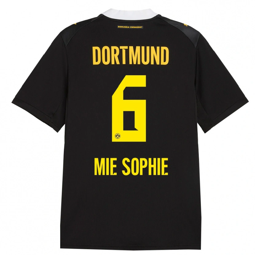 Danxen Dames Sando Mie Sophie #6 Zwart Rood Geel Uitshirt Uittenue 2026/27 T-Shirt België