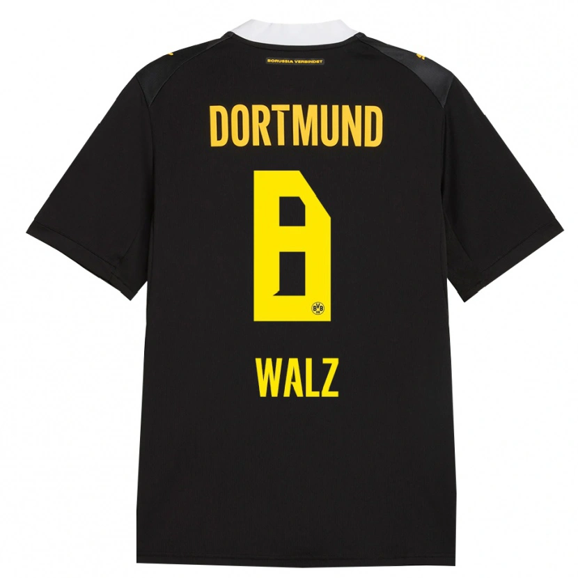 Danxen Dames Vasco Walz #8 Zwart Rood Geel Uitshirt Uittenue 2026/27 T-Shirt België