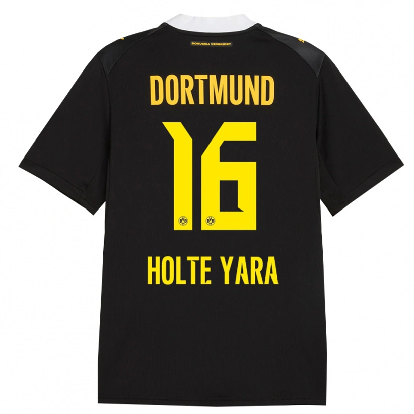 Danxen Dames Ten Holte Yara #16 Zwart Rood Geel Uitshirt Uittenue 2026/27 T-Shirt België