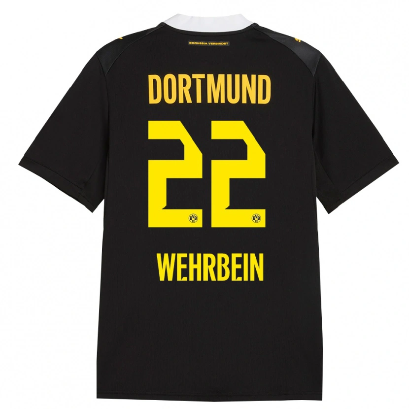Danxen Dames Jan-Mattis Wehrbein #22 Zwart Rood Geel Uitshirt Uittenue 2026/27 T-Shirt België