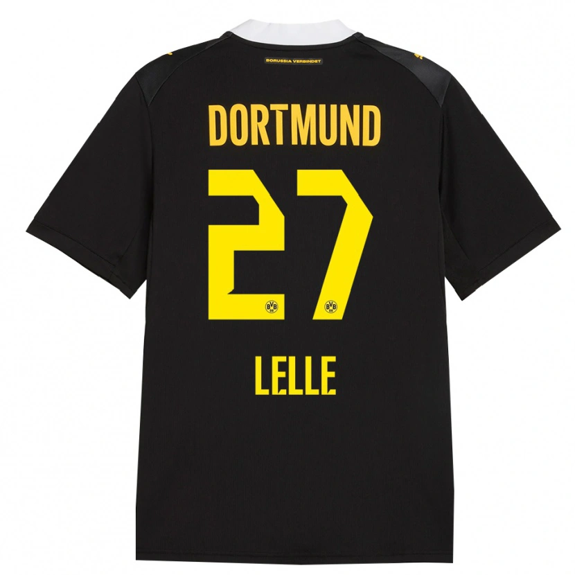 Danxen Dames David Lelle #27 Zwart Rood Geel Uitshirt Uittenue 2026/27 T-Shirt België