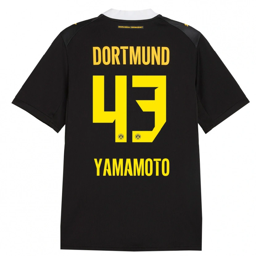 Danxen Dames Takato Yamamoto #43 Zwart Rood Geel Uitshirt Uittenue 2026/27 T-Shirt België