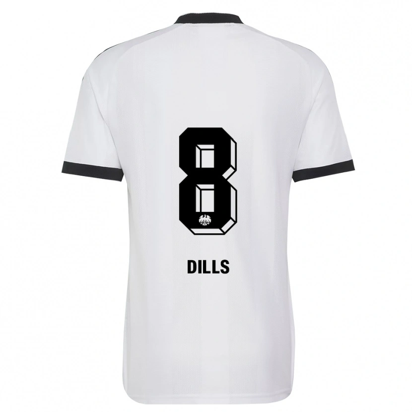 Danxen Dames Marvin Dills #8 Zwart Wit Uitshirt Uittenue 2026/27 T-Shirt België
