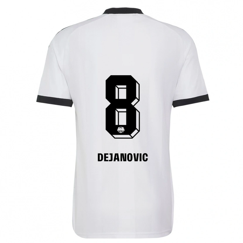 Danxen Dames Daniel Dejanovic #8 Zwart Wit Uitshirt Uittenue 2026/27 T-Shirt België