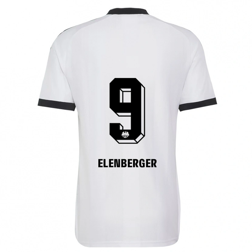 Danxen Dames Samuel Elenberger #9 Zwart Wit Uitshirt Uittenue 2026/27 T-Shirt België