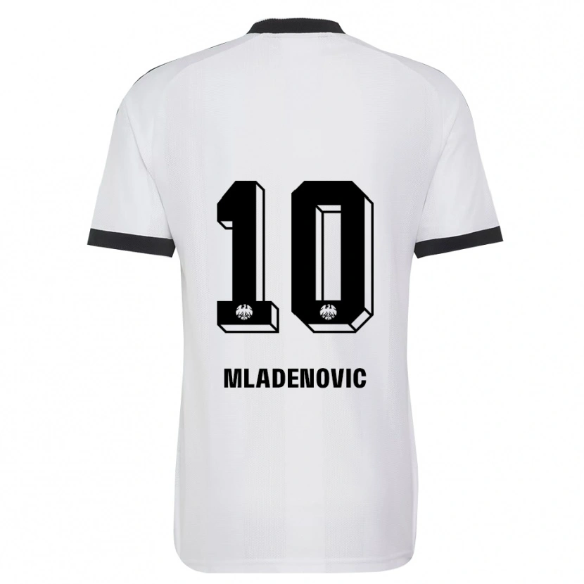 Danxen Dames Marko Mladenovic #10 Zwart Wit Uitshirt Uittenue 2026/27 T-Shirt België