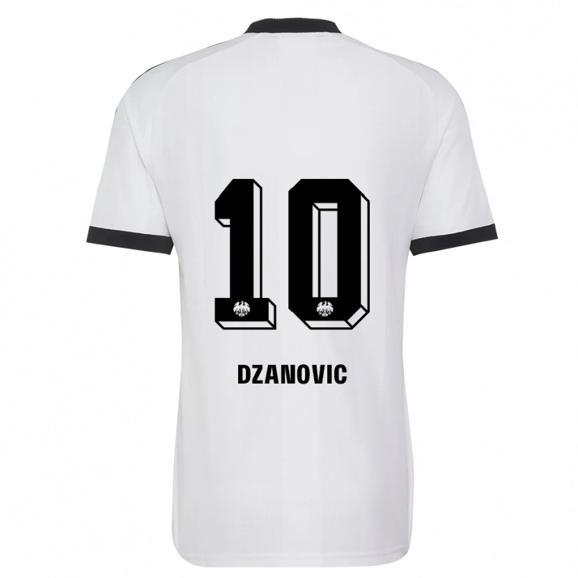 Danxen Dames Benjamin Dzanovic #10 Zwart Wit Uitshirt Uittenue 2026/27 T-Shirt België