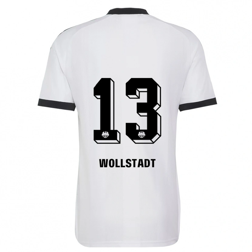 Danxen Dames Fabio Wollstadt #13 Zwart Wit Uitshirt Uittenue 2026/27 T-Shirt België