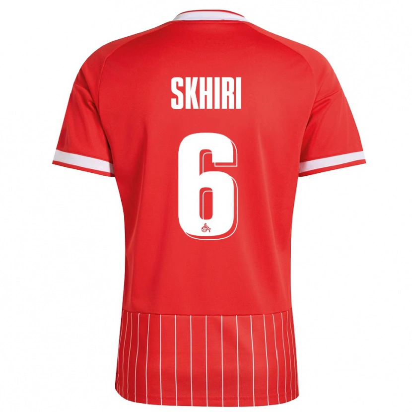 Danxen Dames Ellyes Skhiri #6 Rood Wit Groen Uitshirt Uittenue 2026/27 T-Shirt België