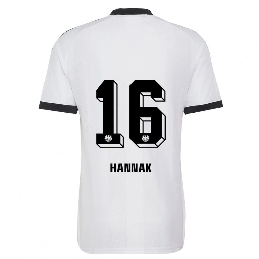 Danxen Dames Tim Hannak #16 Zwart Wit Uitshirt Uittenue 2026/27 T-Shirt België