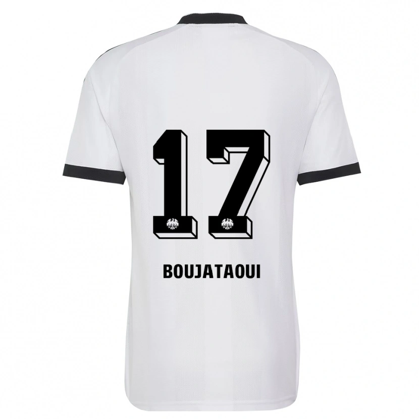 Danxen Dames Tarik Boujataoui #17 Zwart Wit Uitshirt Uittenue 2026/27 T-Shirt België