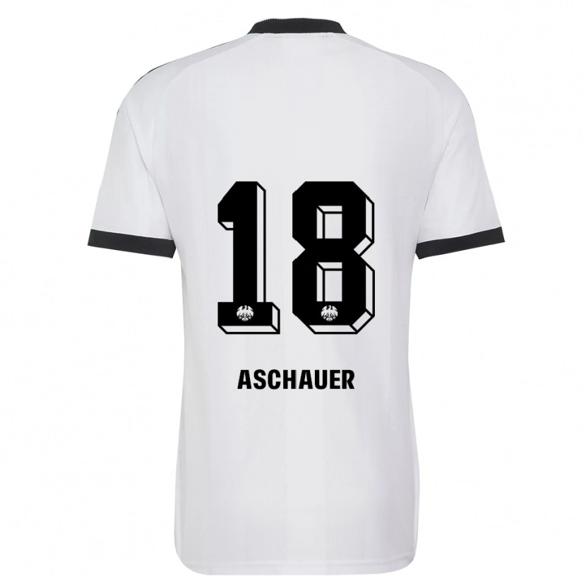 Danxen Dames Verena Aschauer Hanshaw #18 Zwart Wit Uitshirt Uittenue 2026/27 T-Shirt België