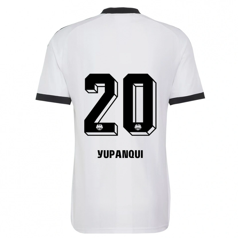 Danxen Dames Philipp Eisele Yupanqui #20 Zwart Wit Uitshirt Uittenue 2026/27 T-Shirt België