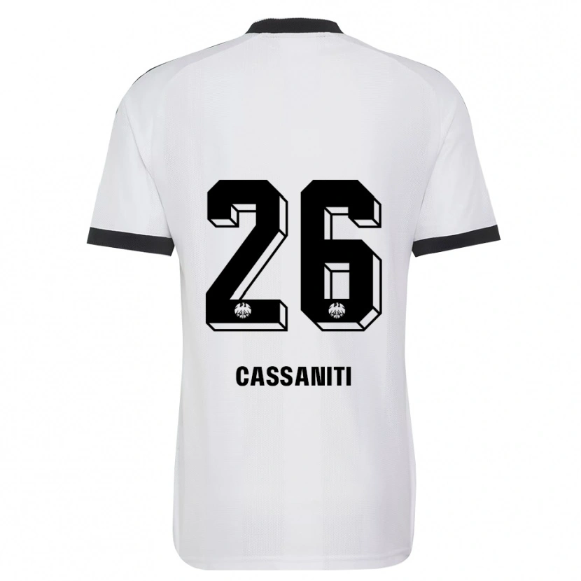 Danxen Dames Nino Cassaniti #26 Zwart Wit Uitshirt Uittenue 2026/27 T-Shirt België