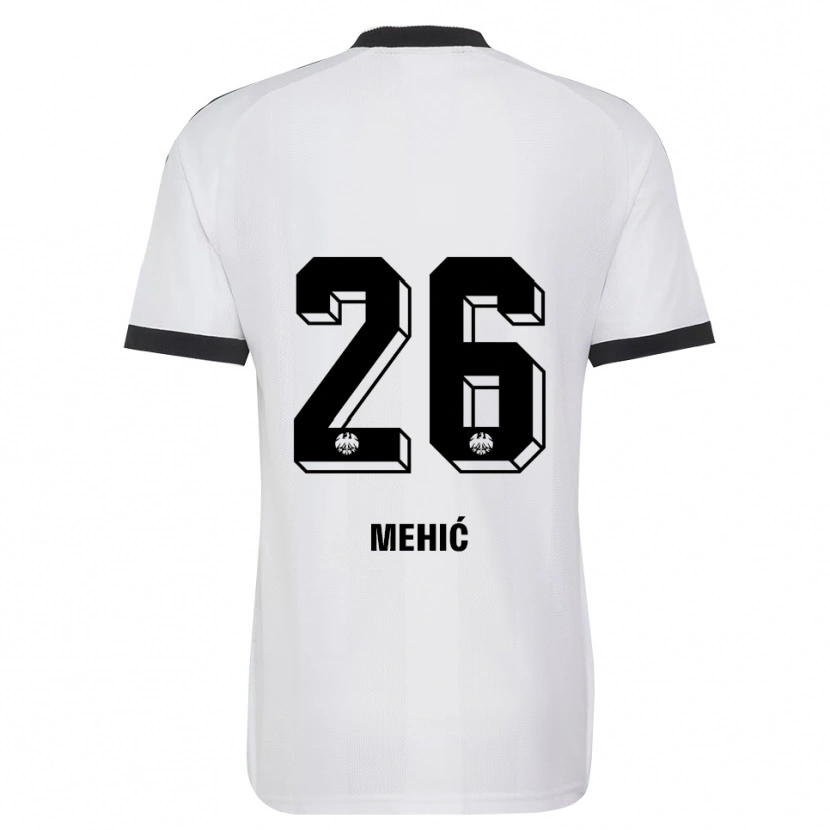 Danxen Dames Liam Mehić #26 Zwart Wit Uitshirt Uittenue 2026/27 T-Shirt België