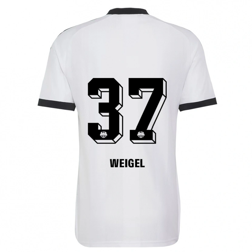 Danxen Dames Tobias Weigel #37 Zwart Wit Uitshirt Uittenue 2026/27 T-Shirt België