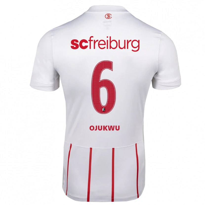 Danxen Dames Nicole Ojukwu #6 Wit Rood Geel Uitshirt Uittenue 2026/27 T-Shirt België