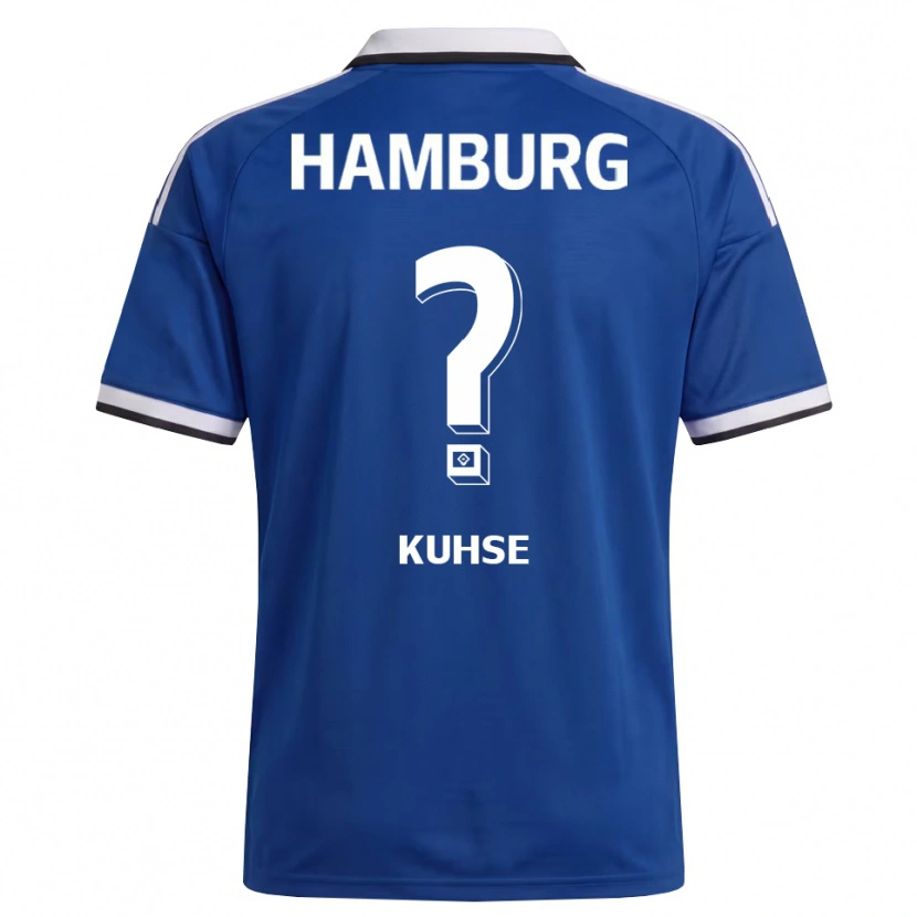 Danxen Dames Michael Kuhse #0 Wit Blauw Uitshirt Uittenue 2026/27 T-Shirt België