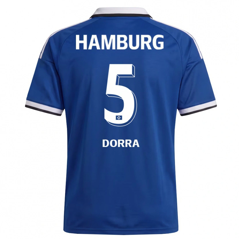 Danxen Dames Raphael Dorra #5 Wit Blauw Uitshirt Uittenue 2026/27 T-Shirt België