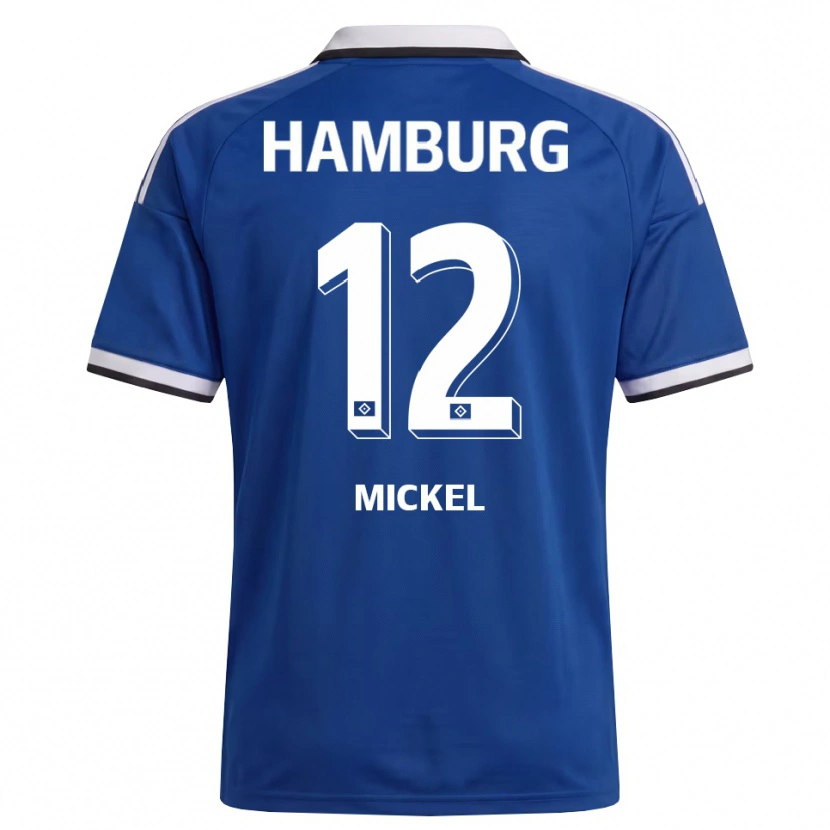 Danxen Dames Tom Mickel #12 Wit Blauw Uitshirt Uittenue 2026/27 T-Shirt België