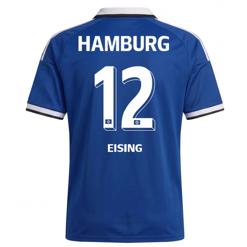 Danxen Dames Luis Eising #12 Wit Blauw Uitshirt Uittenue 2026/27 T-Shirt België