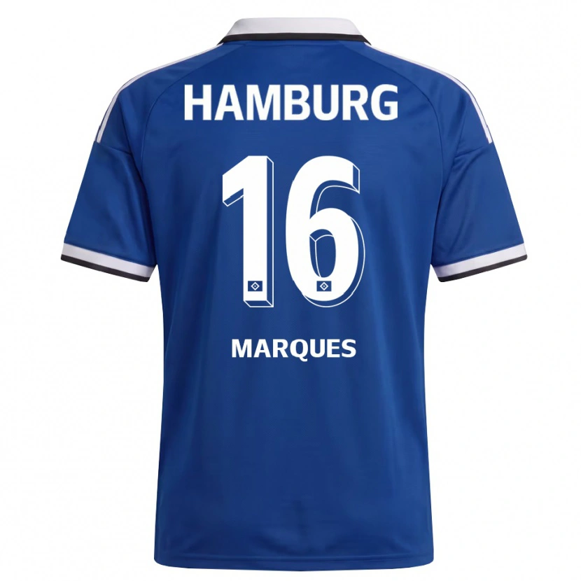 Danxen Dames Alex Da Graca Marques #16 Wit Blauw Uitshirt Uittenue 2026/27 T-Shirt België