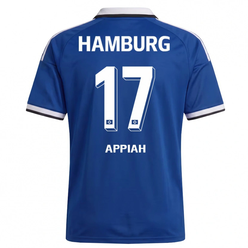 Danxen Dames Emmanuel Appiah #17 Wit Blauw Uitshirt Uittenue 2026/27 T-Shirt België