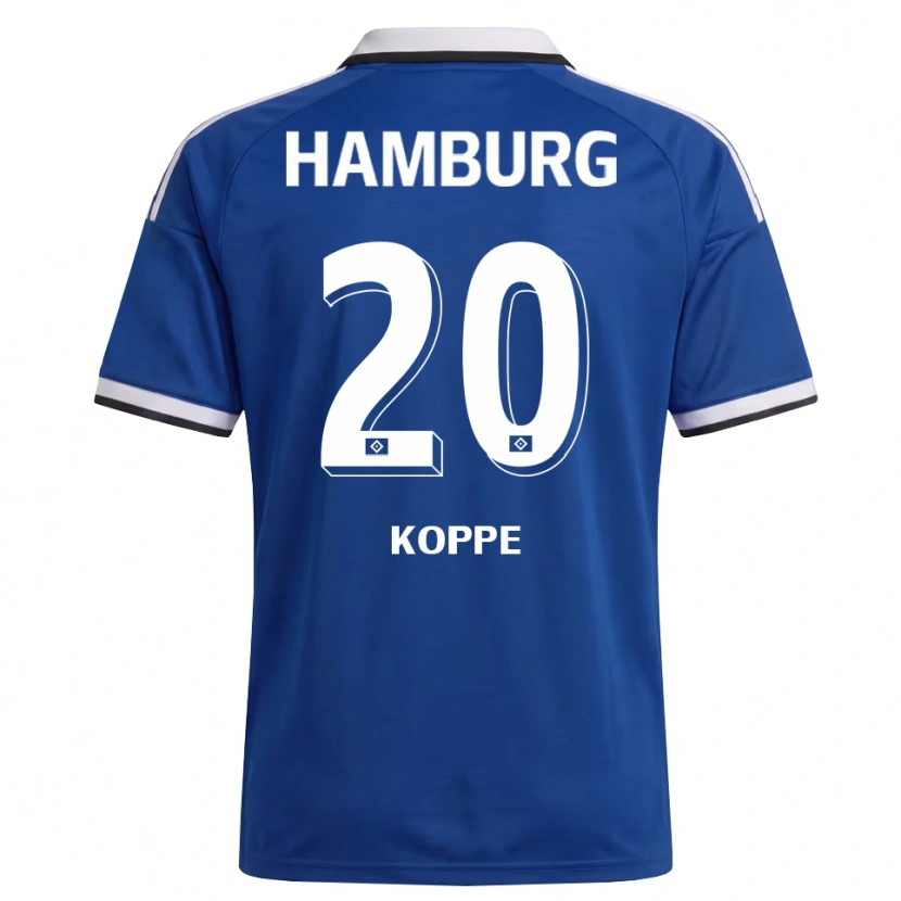 Danxen Dames Katharina Köppe #20 Wit Blauw Uitshirt Uittenue 2026/27 T-Shirt België