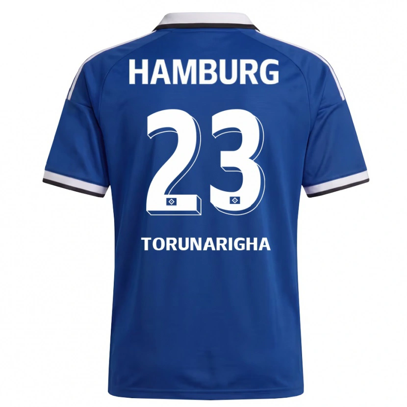 Danxen Dames Jordan Torunarigha #23 Wit Blauw Uitshirt Uittenue 2026/27 T-Shirt België