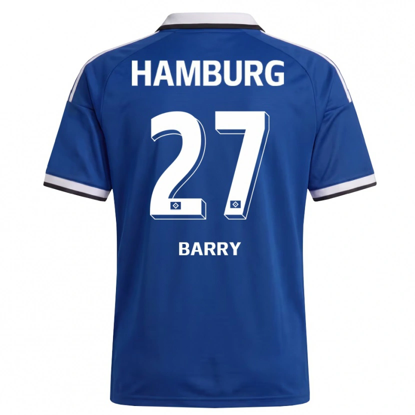 Danxen Dames Alpha Barry #27 Wit Blauw Uitshirt Uittenue 2026/27 T-Shirt België