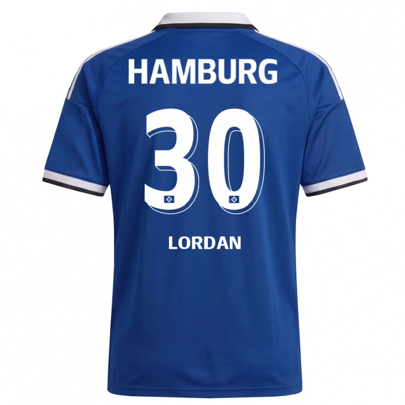 Danxen Dames Dylan Lordan #30 Wit Blauw Uitshirt Uittenue 2026/27 T-Shirt België