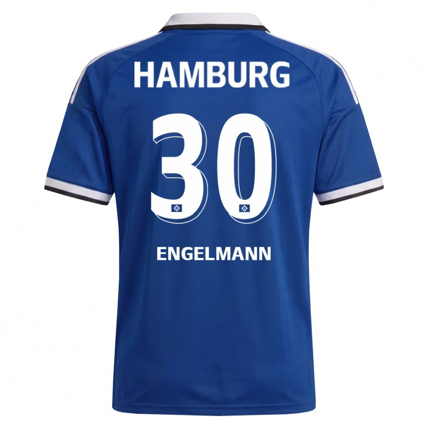Danxen Dames Timon Engelmann #30 Wit Blauw Uitshirt Uittenue 2026/27 T-Shirt België