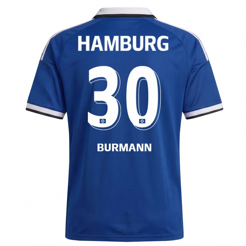 Danxen Dames Tarah Burmann #30 Wit Blauw Uitshirt Uittenue 2026/27 T-Shirt België