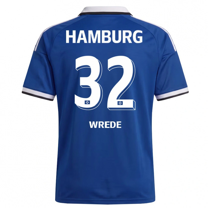 Danxen Dames Lotta Wrede #32 Wit Blauw Uitshirt Uittenue 2026/27 T-Shirt België