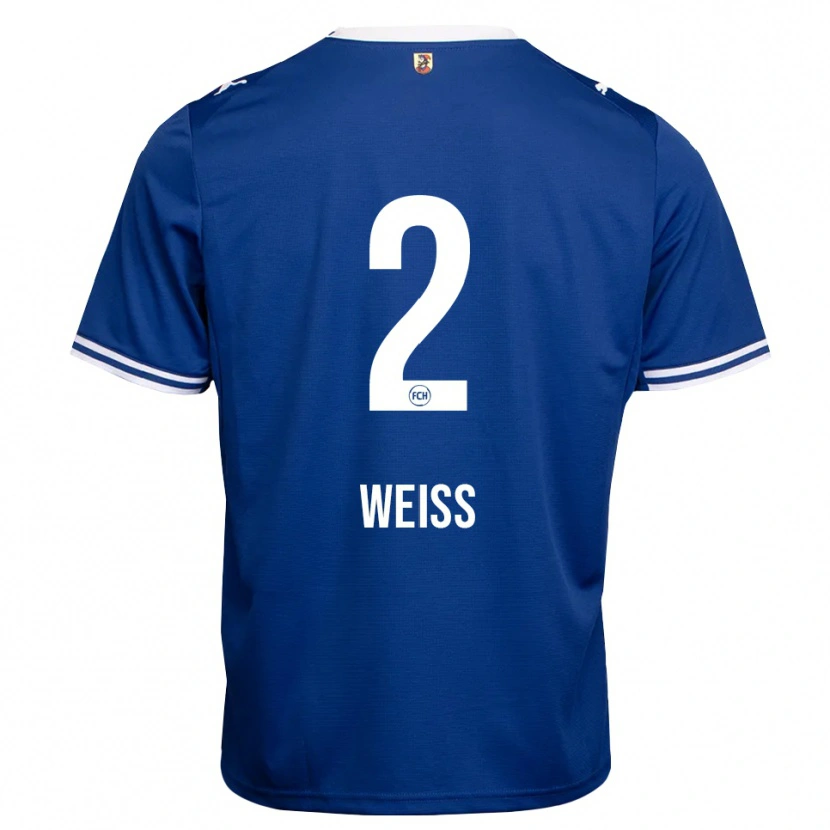 Danxen Dames Philipp Weiß #2 Koninklijk Blauw Wit Uitshirt Uittenue 2026/27 T-Shirt België