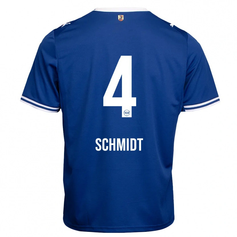 Danxen Dames Luke Schmidt #4 Koninklijk Blauw Wit Uitshirt Uittenue 2026/27 T-Shirt België