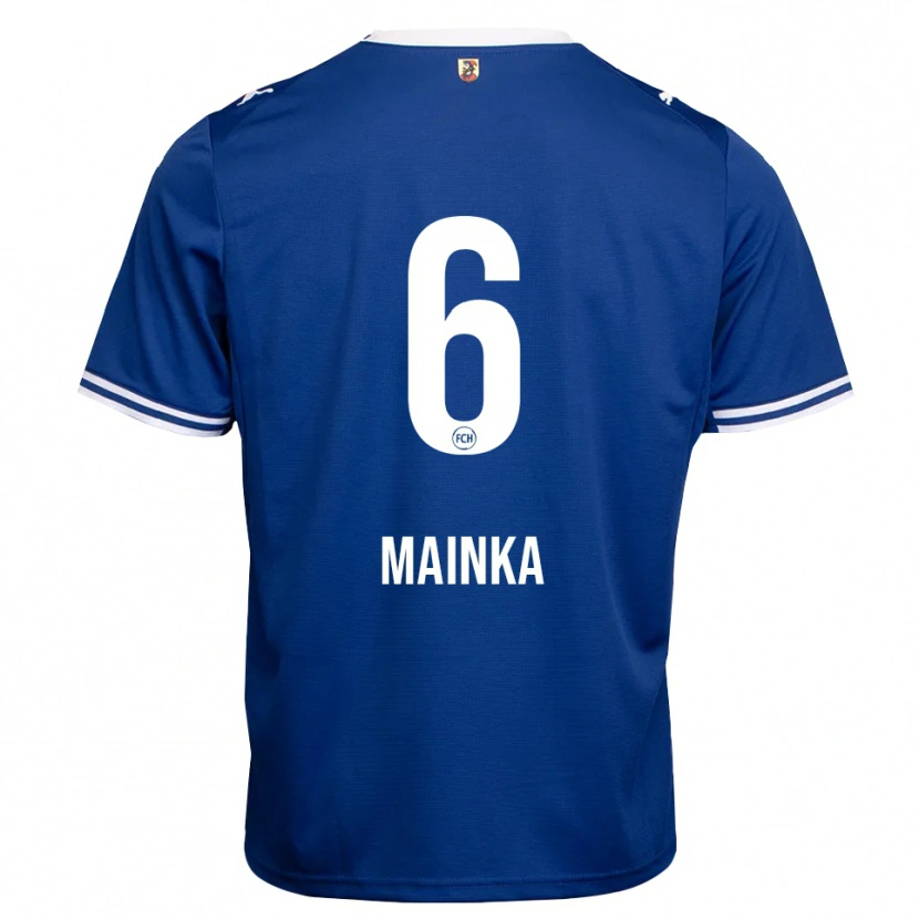 Danxen Dames Patrick Mainka #6 Koninklijk Blauw Wit Uitshirt Uittenue 2026/27 T-Shirt België