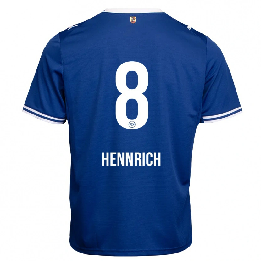Danxen Dames Paul Hennrich #8 Koninklijk Blauw Wit Uitshirt Uittenue 2026/27 T-Shirt België