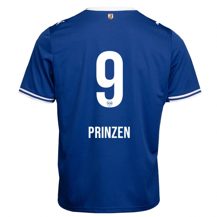 Danxen Dames Marlon Prinzen #9 Koninklijk Blauw Wit Uitshirt Uittenue 2026/27 T-Shirt België