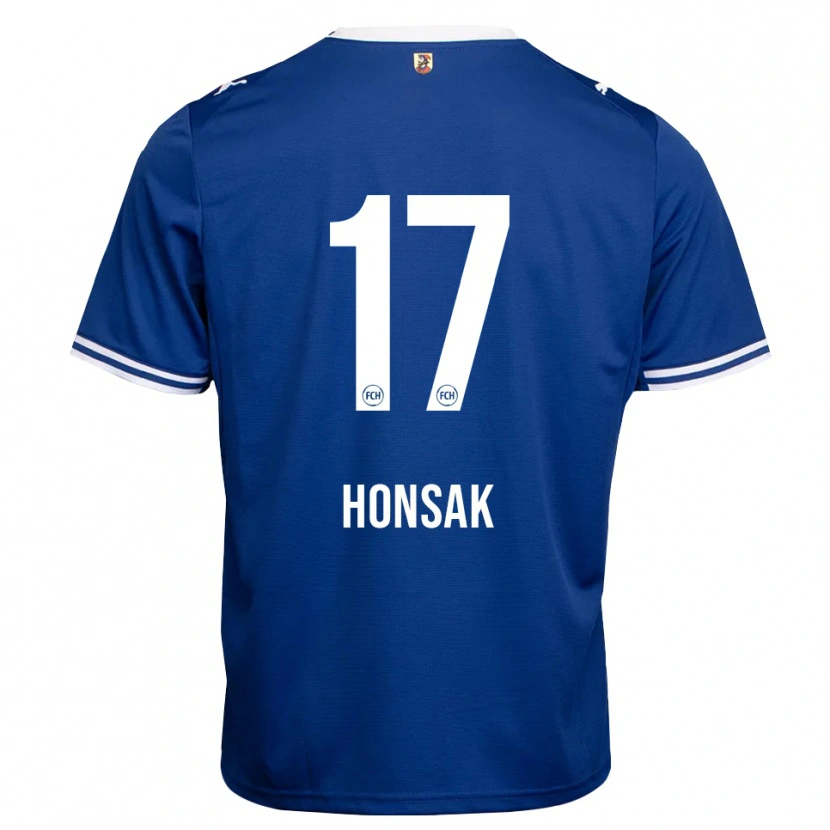 Danxen Dames Mathias Honsak #17 Koninklijk Blauw Wit Uitshirt Uittenue 2026/27 T-Shirt België