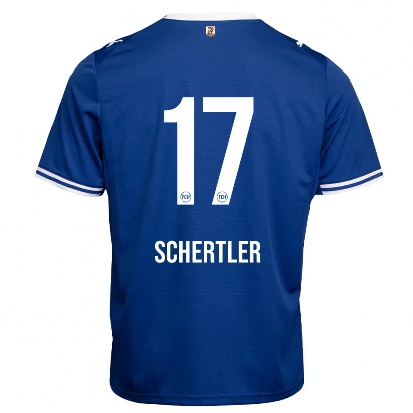Danxen Dames Felix Schertler #17 Koninklijk Blauw Wit Uitshirt Uittenue 2026/27 T-Shirt België
